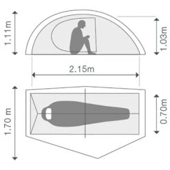 Exped Mira I HL - 1-Personen Zelt -Zelt & Schlaf exped mira i hl 1 personen zelt detail 4
