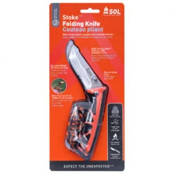 Sol Stoke Folding Knife - Messer -Zelt & Schlaf sol stoke folding knife messer detail 3