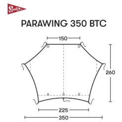 Zelt & Schlaf -Zelt & Schlaf spatz parawing 350 btc tarp detail 2